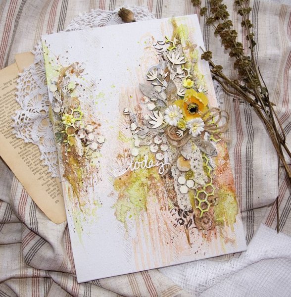 Скрапбукинг панно