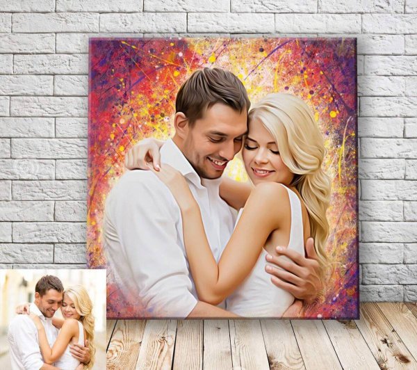 Портрет на холсте