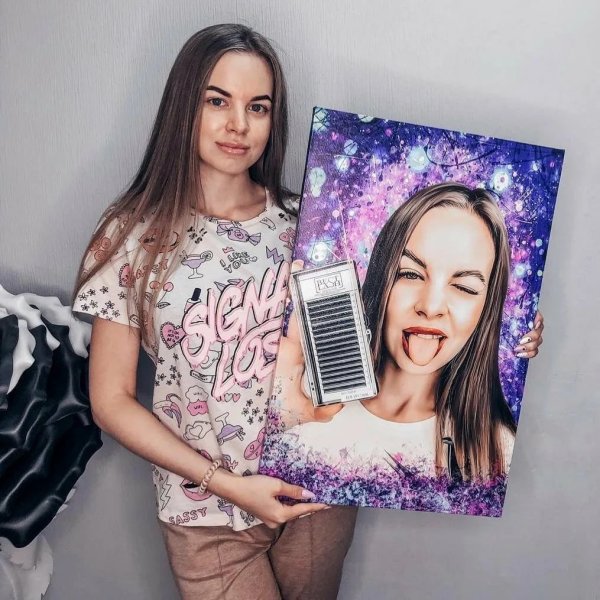 Портреты в стиле Дрим арт на холсте