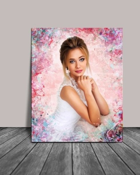 Портрет на холсте