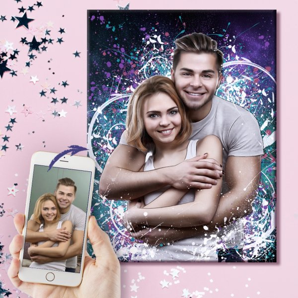 Портрет на холсте