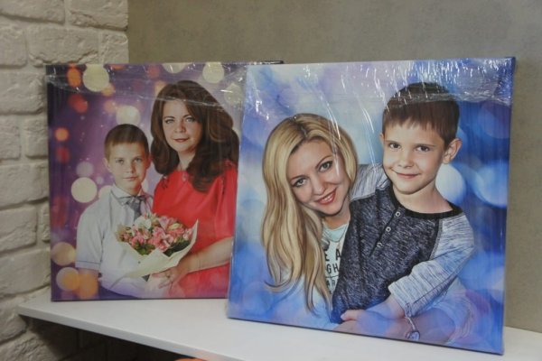 Стилизованные портреты на холсте