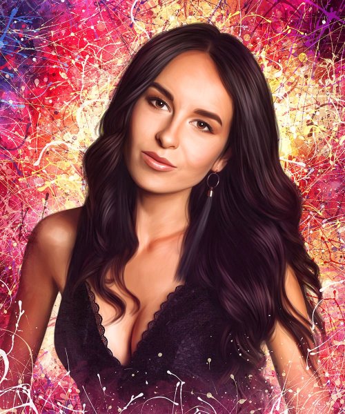 Портрет на холсте