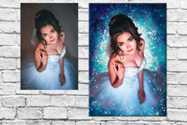 Портрет на холсте