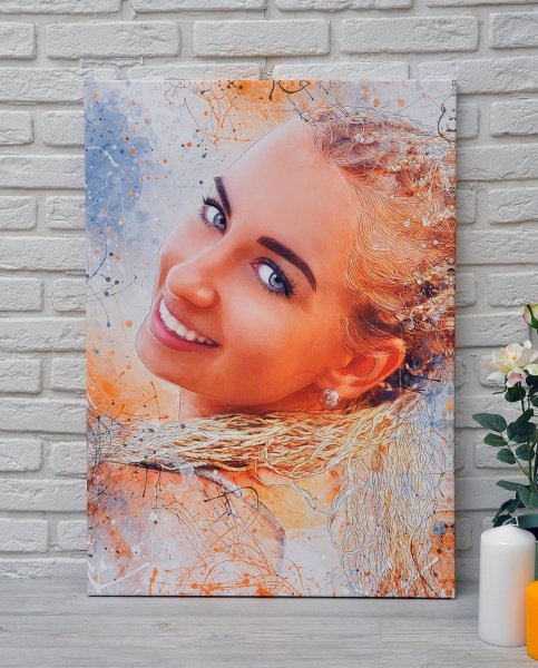 Портрет на холсте