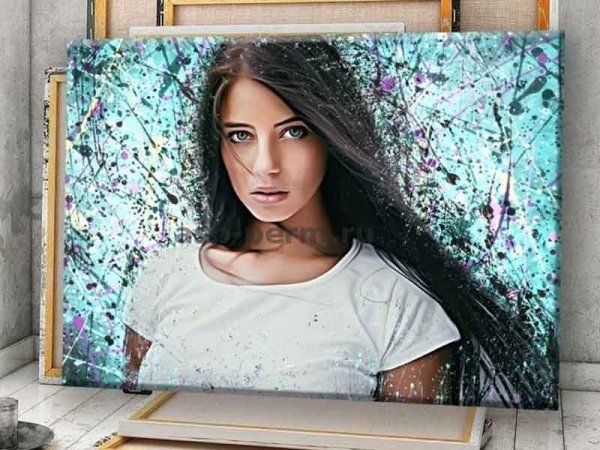 Портрет на холсте