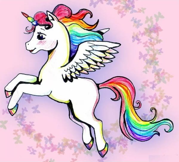 Единорог рисунок