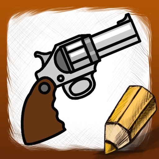 Револьвер мультяшный