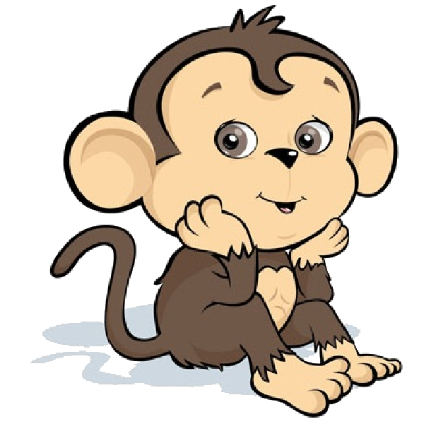 Мартышка с детьми