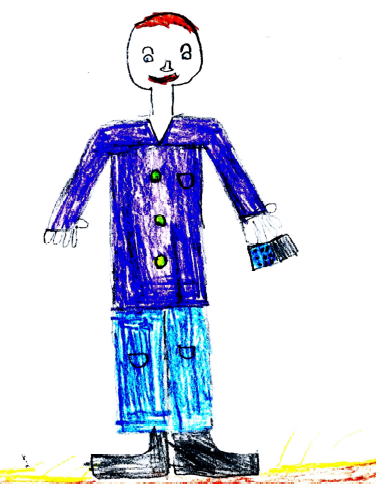 Рисунок человека детский рисунок