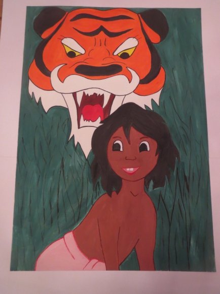 Маугли рисунок