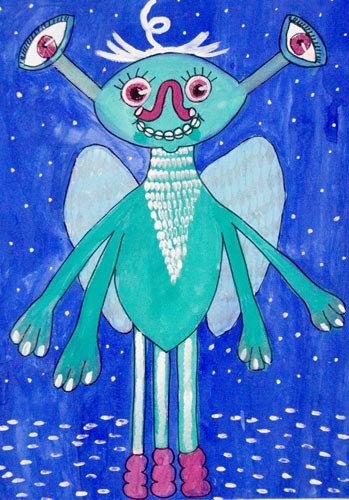 Рисование инопланетяне