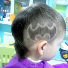 Детские стрижки с паутиной