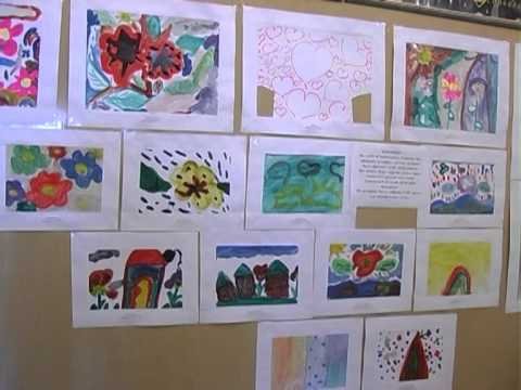 Аукцион детских рисунков на улице