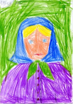 Портрет бабушки в садик