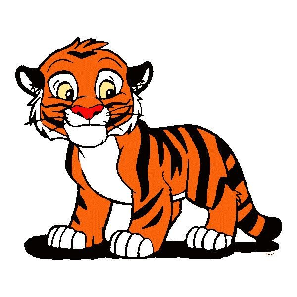 Тигренок мультяшный