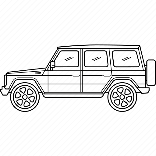 Разукрашки для детей Гелендваген