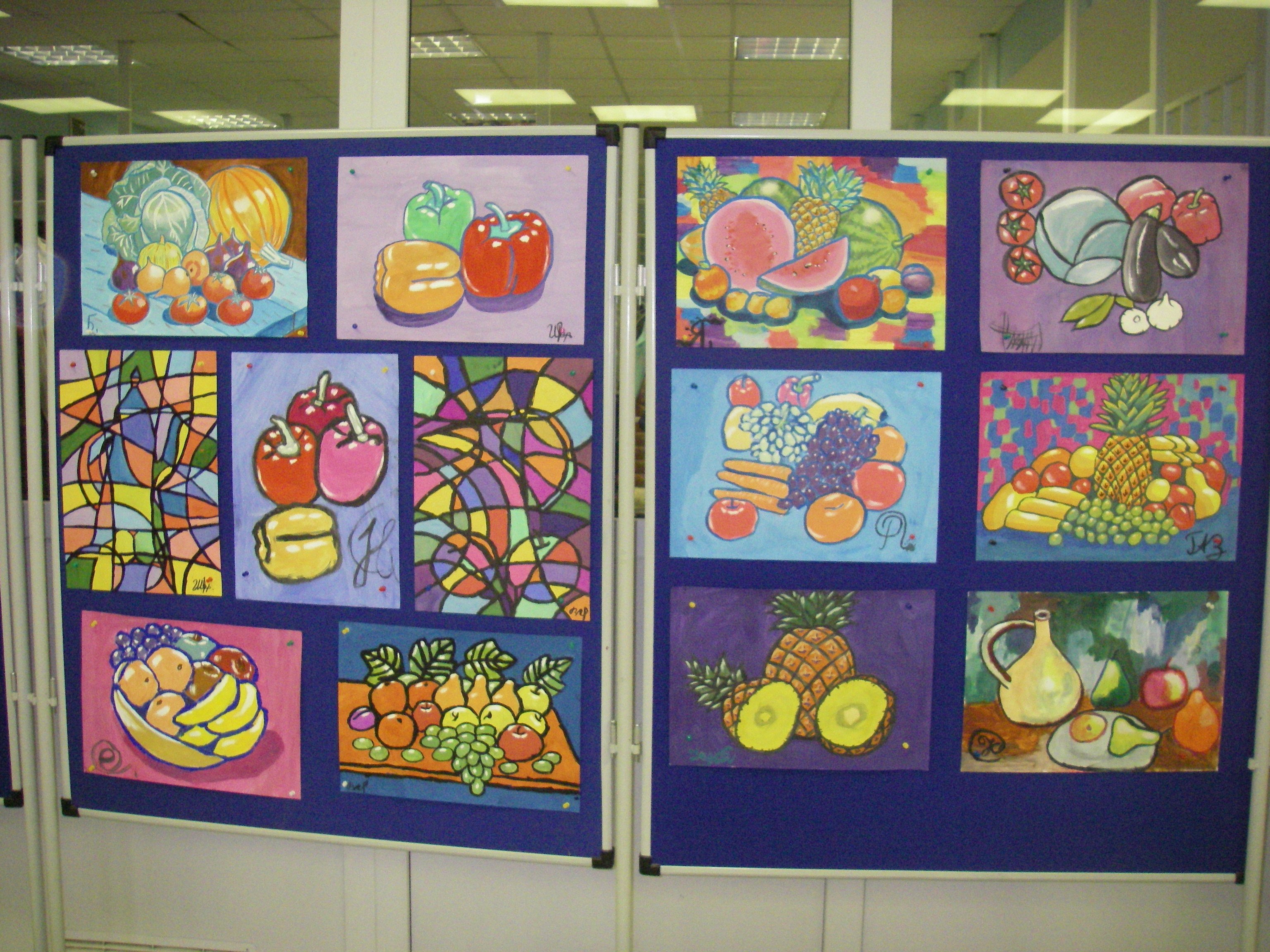 Выставка детских работ в классе