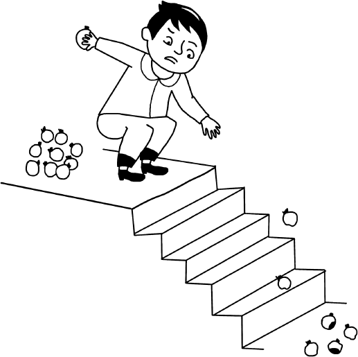 Ступеньки рисунок карандашом