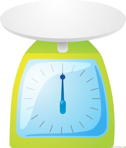 Детские весы вектор