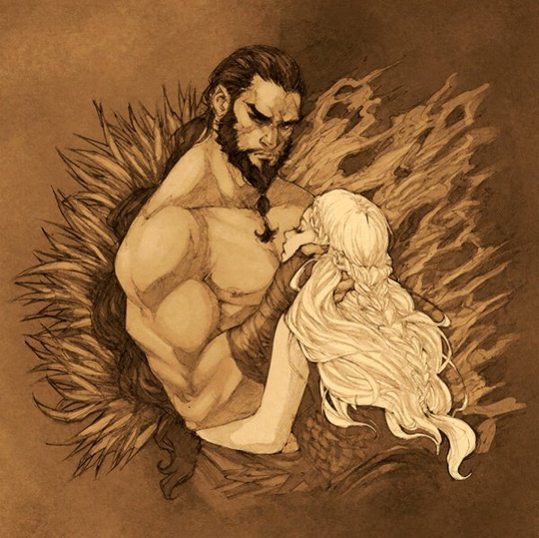 Игра престолов Дрого и Кхалиси