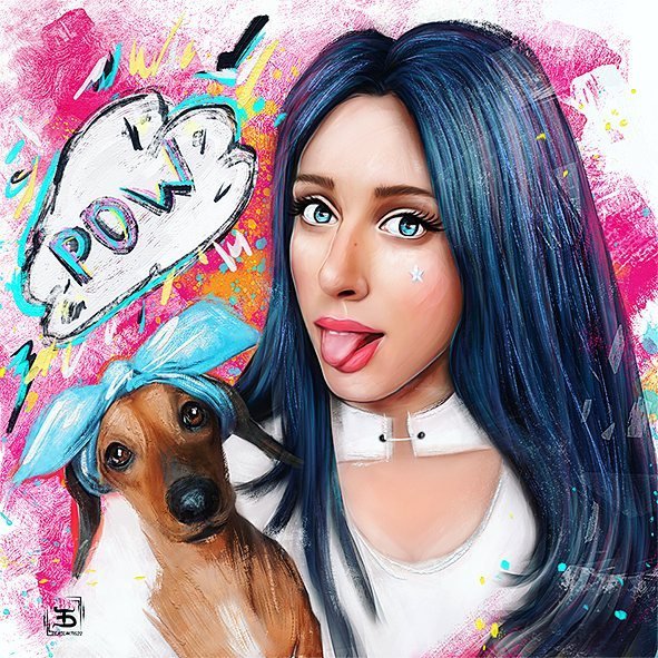 Катя Клэп рисунок