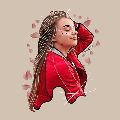 Шарж Кати Адушкиной