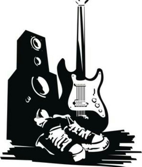 Трафарет рокера