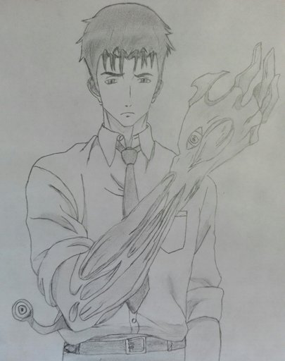 Шиничи Изуми паразит карандашом