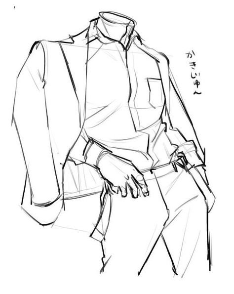 Рубашка скетч