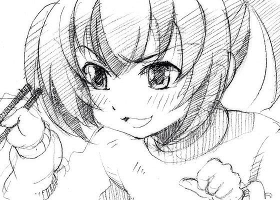 Кё рисунок аниме