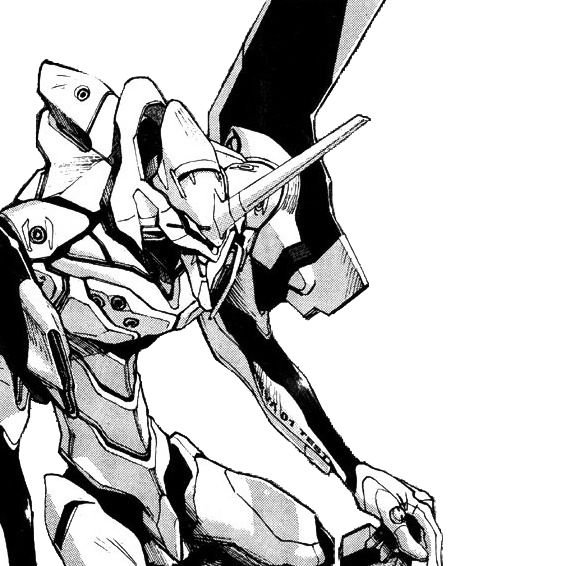 Евангелион робот Манга