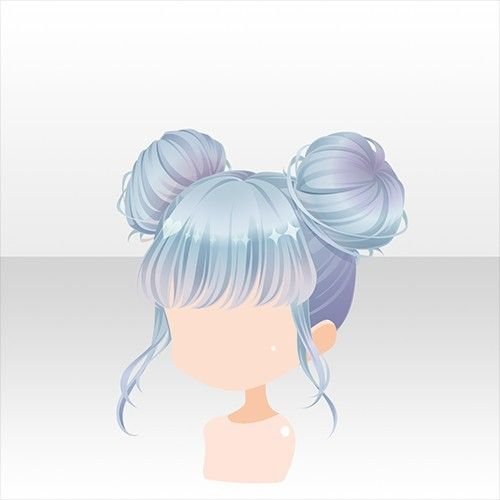 Аниме пучок волос