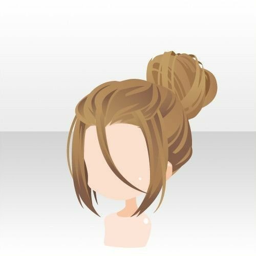 Аниме причёски для девушек пучок