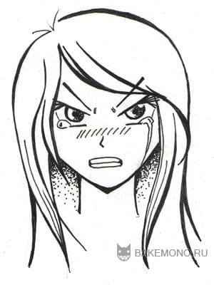 Рисунки карандашом для срисовки гнев