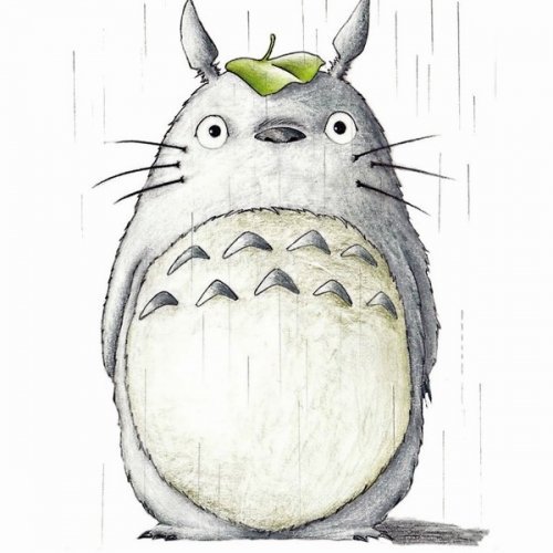 Тоторо в скетчбуке