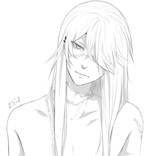 Гробовщик темный дворецкий нарисовать