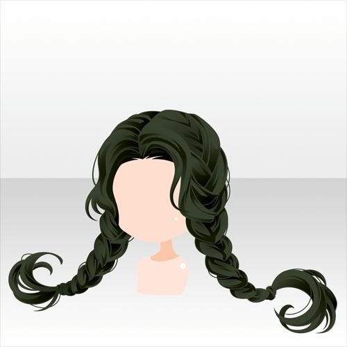 Аниме волосы косичка