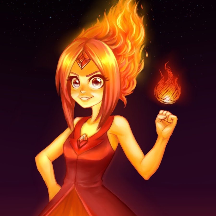 Принцесса пламя аниме