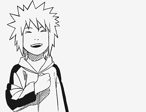 Наруто черно Минато