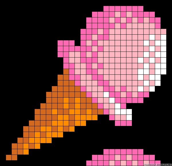 Рисование по клеточкам сладости