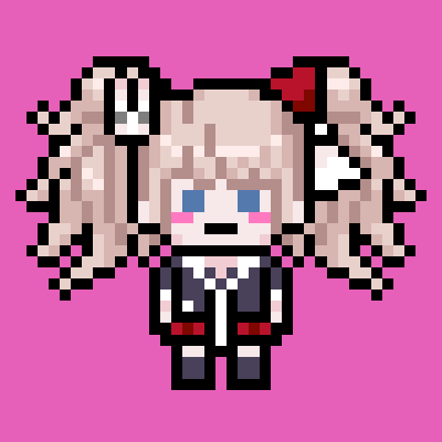 Пиксельная Данганронпа Джунко