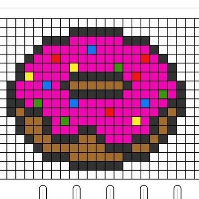 Пончик в клетку