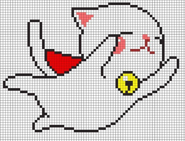 Картинки для срисовки по клеткам