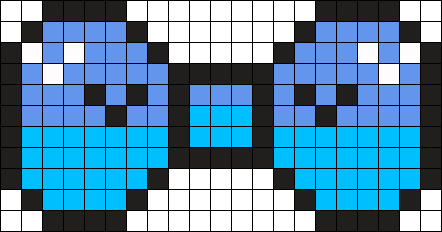 Косметика по клеточкам в тетради
