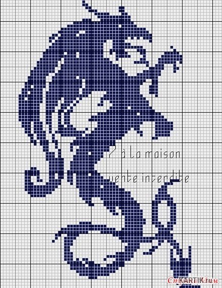 Жаккардовые узоры дракона