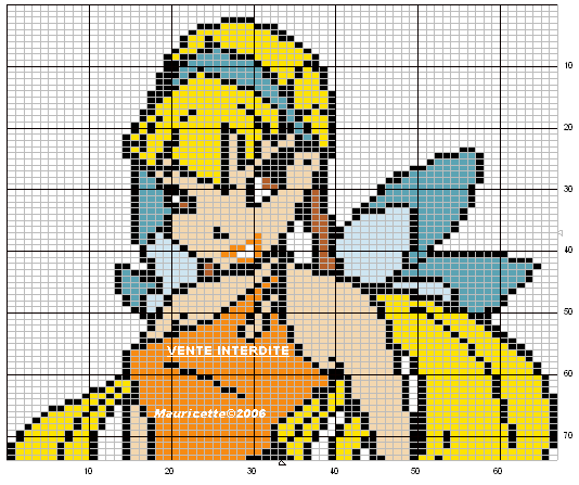 Рисовать по клеточкам Винкс