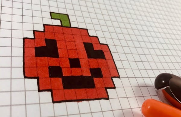 Рисование по клеточкам сладости