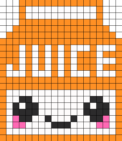 Мордочки по клеточкам