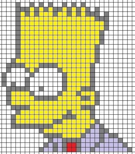 Схемы рисунков по клеточкам